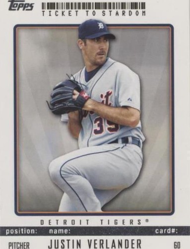 2009 Topps Ticket To Stardom - Justin Verlander #60