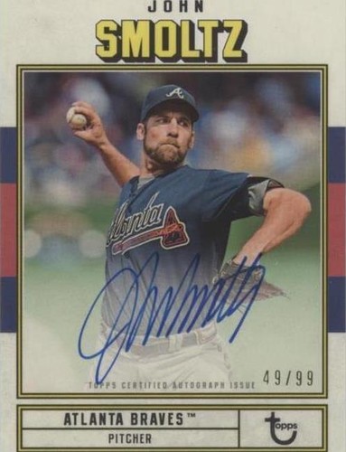 2022 Topps Brooklyn Collection - John Smoltz #AC-JSM