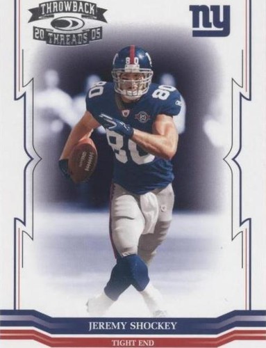 2005 Donruss Throwback Threads Jeremy Shockey #96