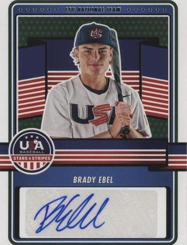 2023 Panini USA Baseball Stars & Stripes - Brady Ebel #15U-BE