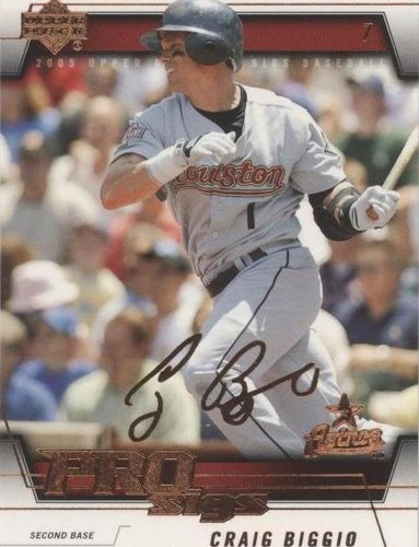 2005 Upper Deck Pro Sigs - Craig Biggio #35