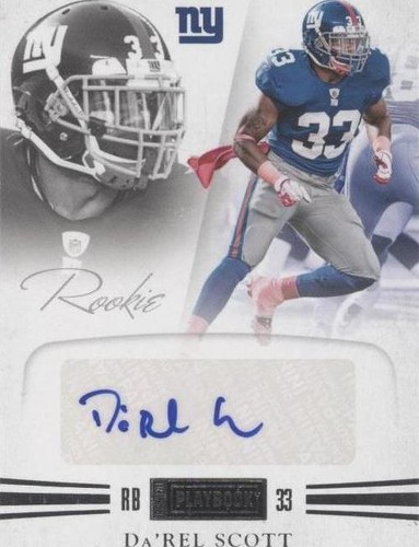 2011 Panini Playbook Da'Rel Scott #63
