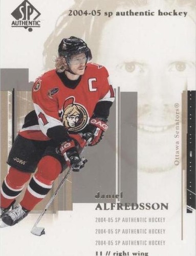 2004-05 SP Authentic - Daniel Alfredsson #60