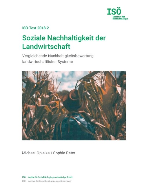 Soziale Nachhaltigkeit Der Landwirtschaft: Vergleichende Nachhaltigkeitsbew...