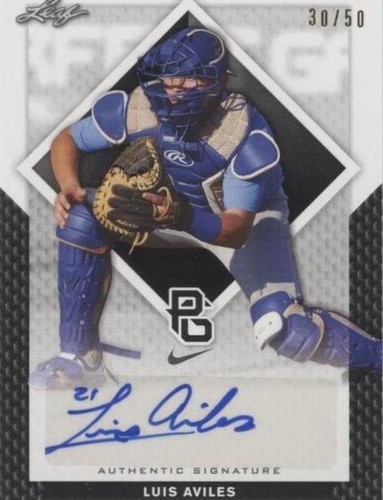 2016 Leaf Perfect Game National Showcase - Luis Aviles #BA-014