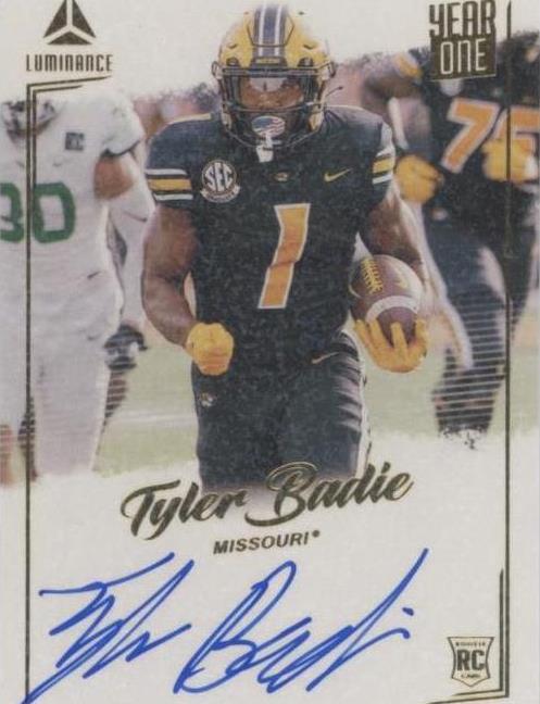 2022 Panini Luminance Tyler Badie #YSR-TBA