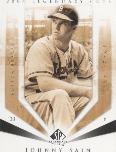 2004 SP Legendary Cuts - Johnny Sain #63