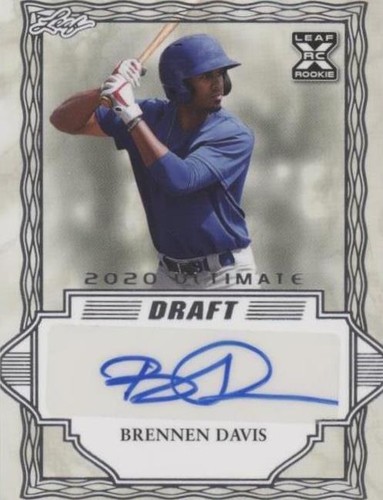 2020 Leaf Ultimate Draft - Brennen Davis #BA-BD1