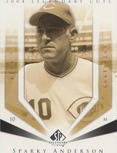 2004 SP Legendary Cuts - Sparky Anderson #107