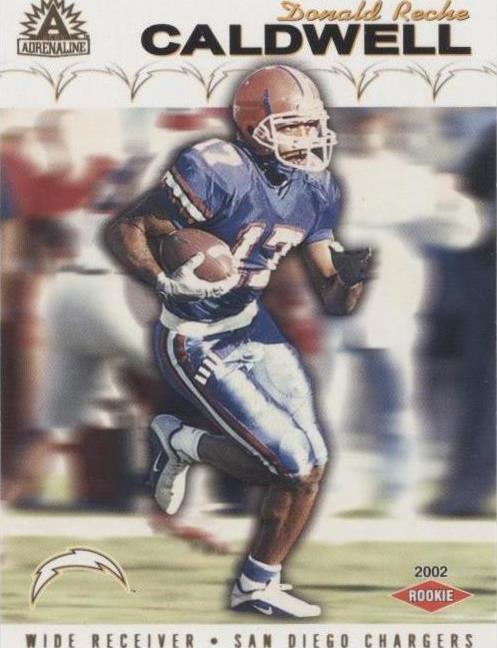 2002 Pacific Adrenaline Reche Caldwell #237