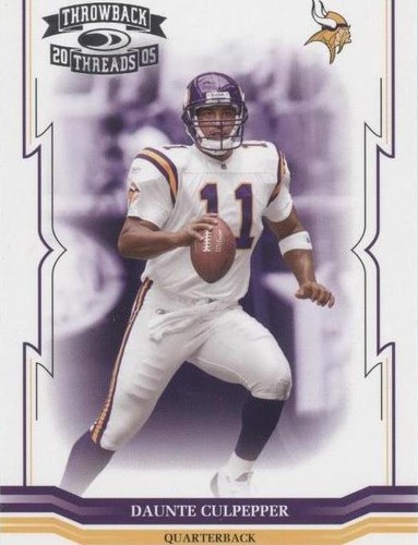 2005 Donruss Throwback Threads Daunte Culpepper #81