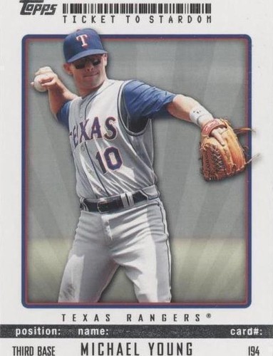 2009 Topps Ticket To Stardom - Michael Young #194