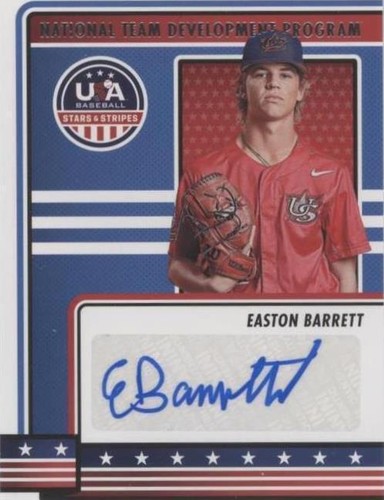 2023 Panini USA Baseball Stars & Stripes - Easton Barrett #NTDP-EB