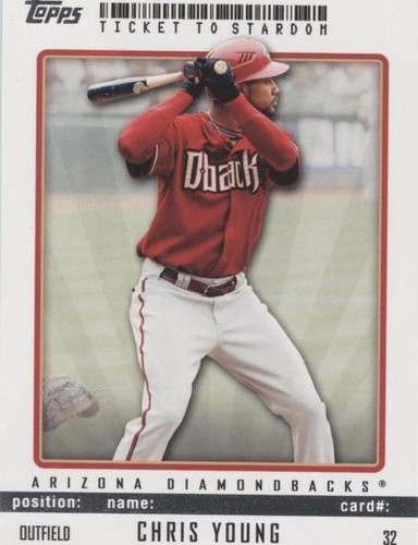 2009 Topps Ticket To Stardom - Chris Young #32
