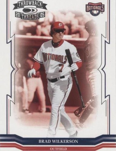 2005 Donruss Throwback Threads - Brad Wilkerson #71