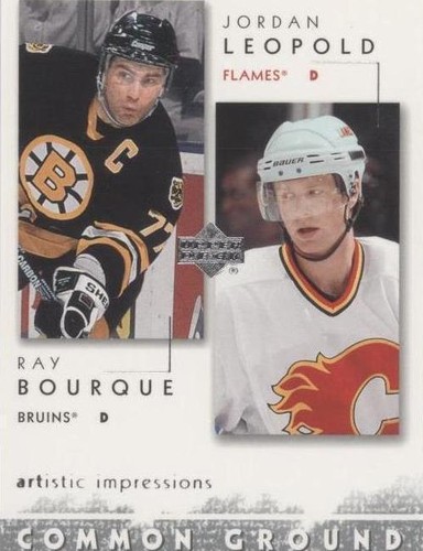2002-03 Upper Deck Artistic Impressions - Jordan Leopold Ray Bourque #CG14