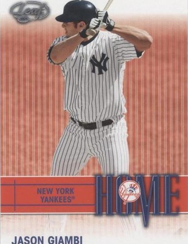 2004 Leaf - Jason Giambi #H-5