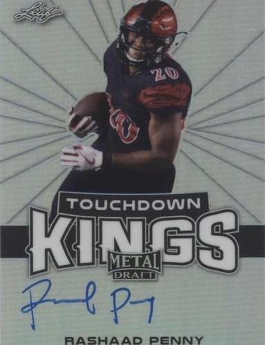 2018 Leaf Metal Draft Rashaad Penny #TK-RP1
