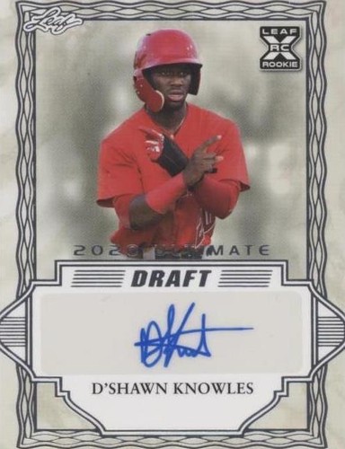 2020 Leaf Ultimate Draft - D'Shawn Knowles #BA-DSK