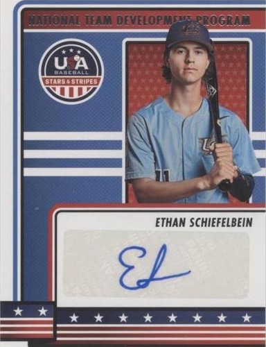 2023 Panini USA Baseball Stars & Stripes - Ethan Schiefelbein #NTDP-EN