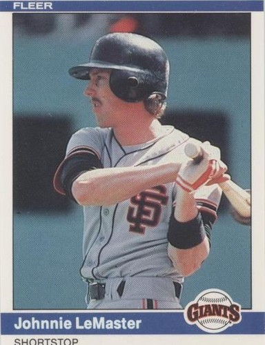1984 Fleer - Johnnie LeMaster #378