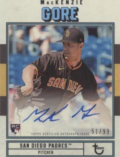 2022 Topps Brooklyn Collection - MacKenzie Gore #AC-MG