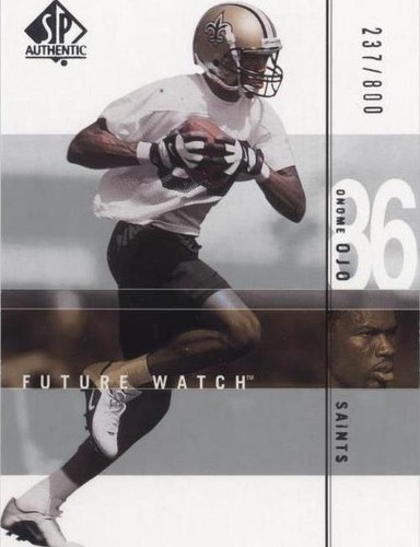 2001 SP Authentic Onome Ojo #163