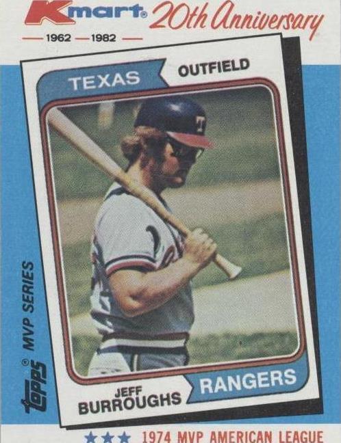 Serie MVP Topps Kmart 1982 - Jeff Burroughs #25