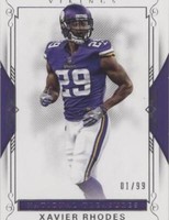 2017 Panini National Treasures Xavier Rhodes #100