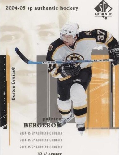 2004-05 SP Authentic - Patrice Bergeron #9