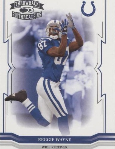 2005 Donruss Throwback Threads Reggie Wayne #66