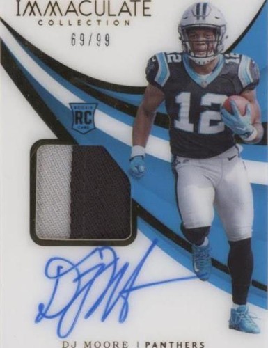 2018 Panini Immaculate Collection D.J. Moore #118