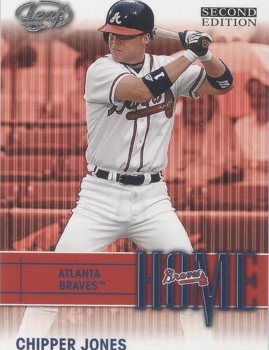 2004 Leaf Second Edition - Chipper Jones #H-6