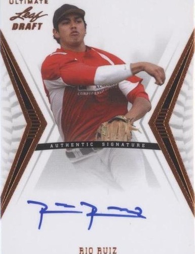 2012 Leaf Ultimate Draft - Rio Ruiz #BA-RR1