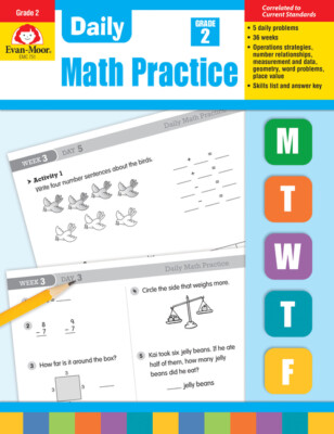 Daily Math Practice, Grade 2