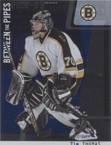2002-03 In the Game Be A Player Between the Pipes - Tim Thomas #63