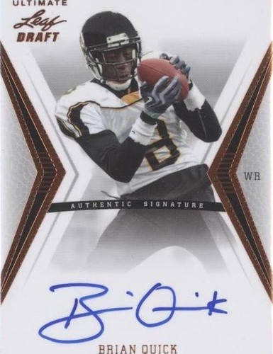 2012 Ultimate Leaf Draft Brian Quick #BQ1