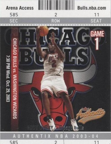 2003-04 Fleer Authentix - Eddy Curry #41