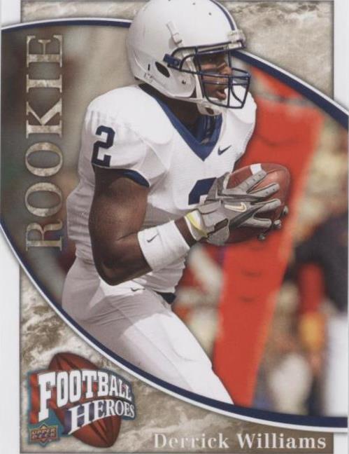 2009 Upper Deck Football Heroes Derrick Williams #145