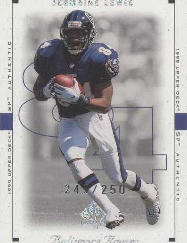1999 SP Authentic Jermaine Lewis #8 AE