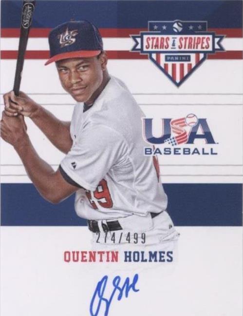2017 Panini USA Baseball Stars & Stripes - Quentin Holmes #5