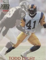 1992 Pro Set Power Todd Lyght #141