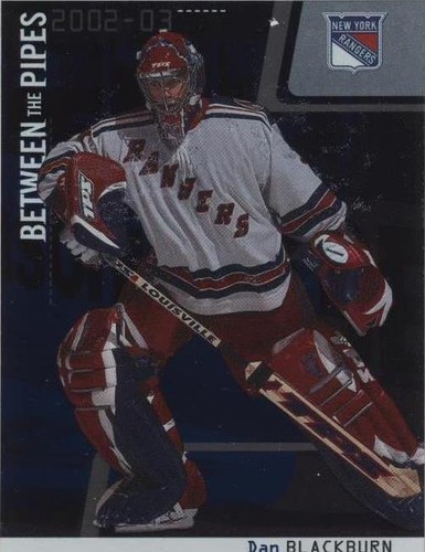 2002-03 In the Game Be A Player Between the Pipes - Dan Blackburn #6