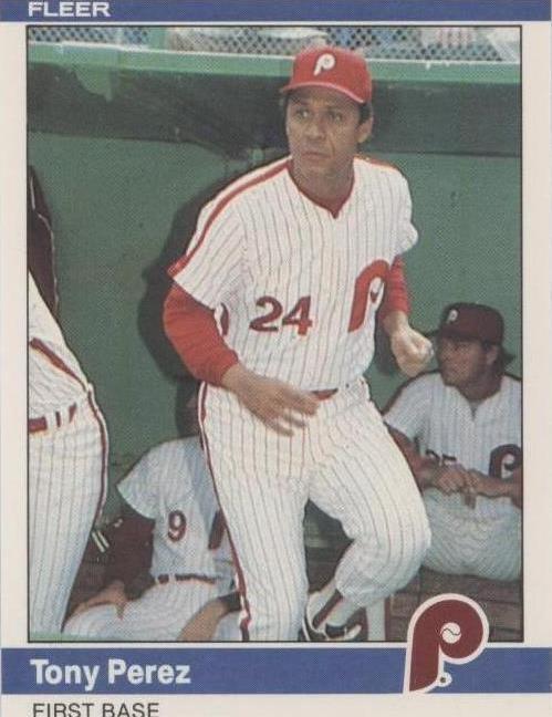 1984 Fleer - Tony Perez #44