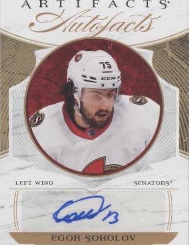 2022-23 Upper Deck Artifacts - Egor Sokolov #AF-ES