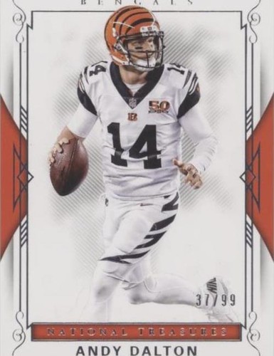 2017 Panini National Treasures Andy Dalton #12
