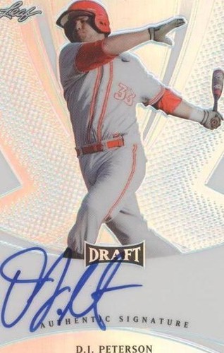 2013 Leaf Metal Draft - D.J. Peterson #BA-DJP