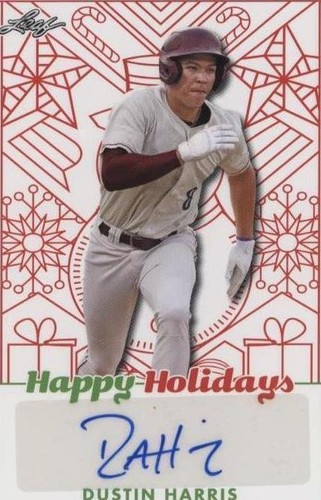 2023 Leaf Holiday Packs - Dustin Harris #BA-DH1