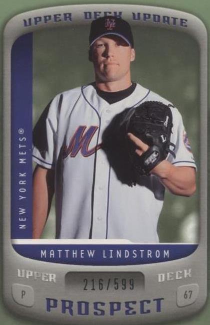 Actualización de cubierta superior 2005 - Matt Lindstrom #144