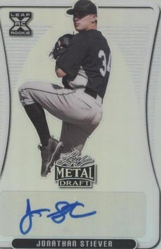 2020 Leaf Metal Draft - Jonathan Stiever #BA-JS2